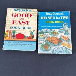 Vintage Betty Crocker Spiral Bound Cook Books - 2